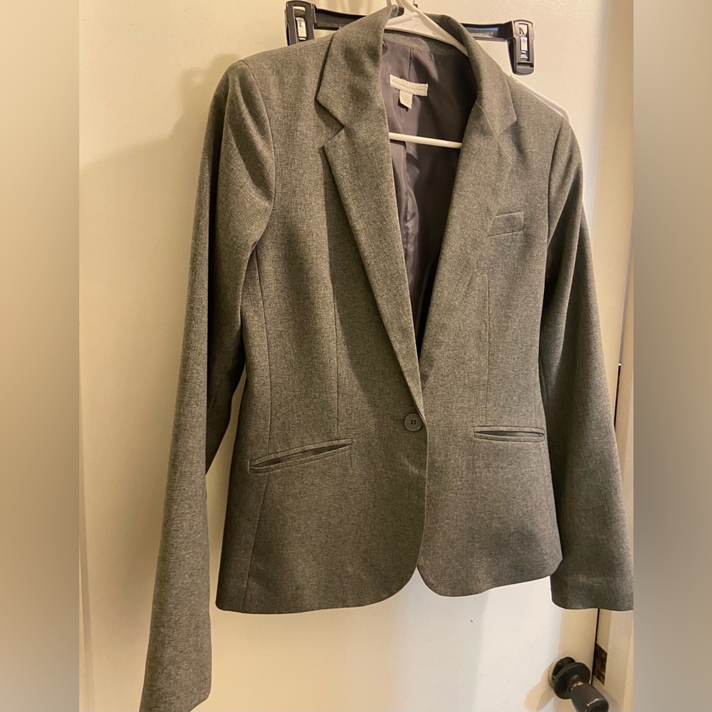 Grey suit jacket